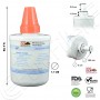 Fridge Water Filter for Samsung WHIRPOOL WF088K KDF Fluid Treatment
