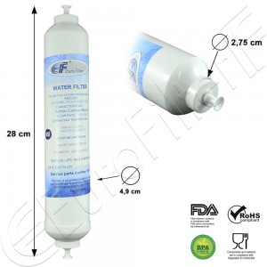 Fridge Water Filter for SAMSUNG LG ELCTROLUX GENERAL ELECTRIC WHIRPOOL WF010