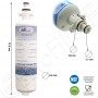 Filtro Acqua per Frigorifero WF081