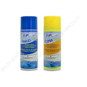 KIT PULIZIA BOMBOLETTA SPRAY SANIFICAZIONE FILTRI CONDIZIONATORE CLIMATIZZATORE