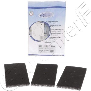 3er-Set Filter für Bauknecht Privileg Whirlpool  Trockner  Schwammfilter dfb400